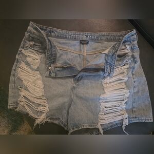 American Eagle Distressed Denim Shorts